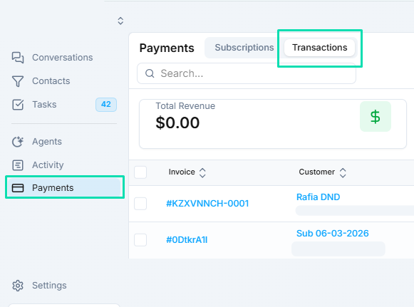 Transactions